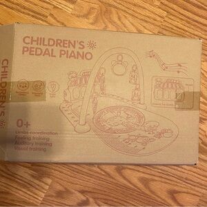 Children's Pedal Piano Play Mat- Baby play gym / pedal piano